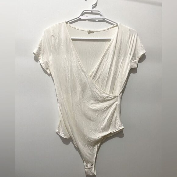 Garage low cut bodysuit white - Picture 1 of 5